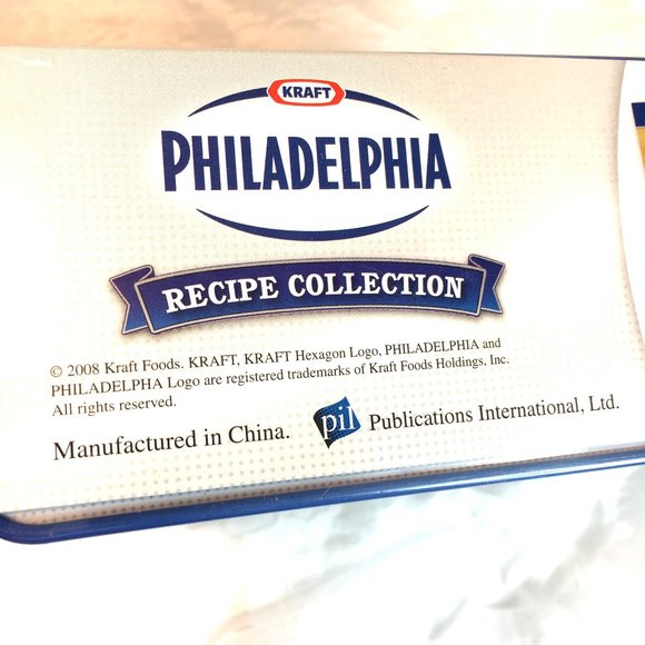 Philadelphia Cream Cheese Recipes Collector Tin NIB - Picture 6 of 6